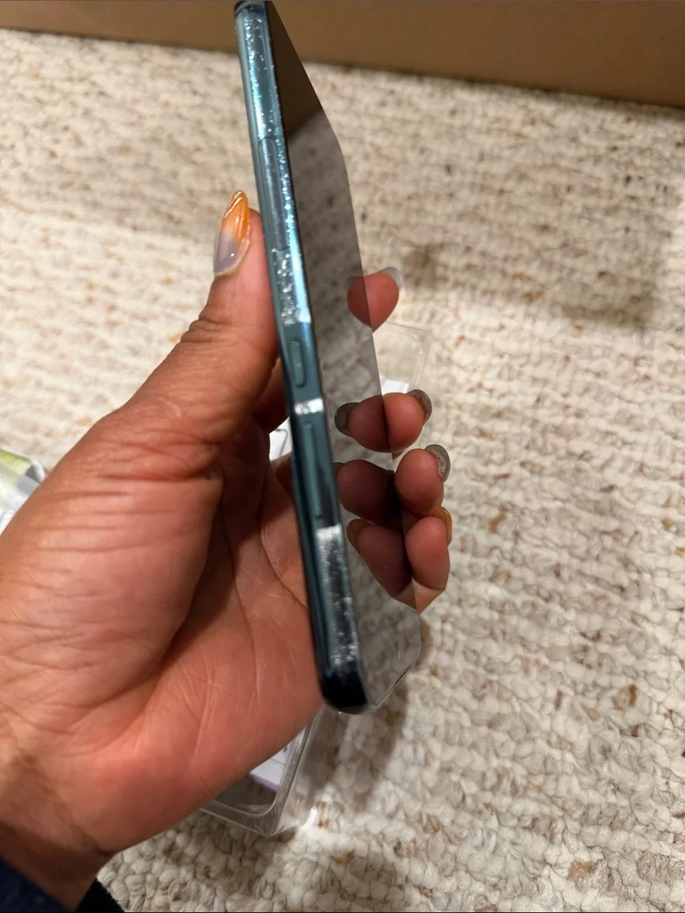 Samsung Galaxy S22+ Box with Blue Accent